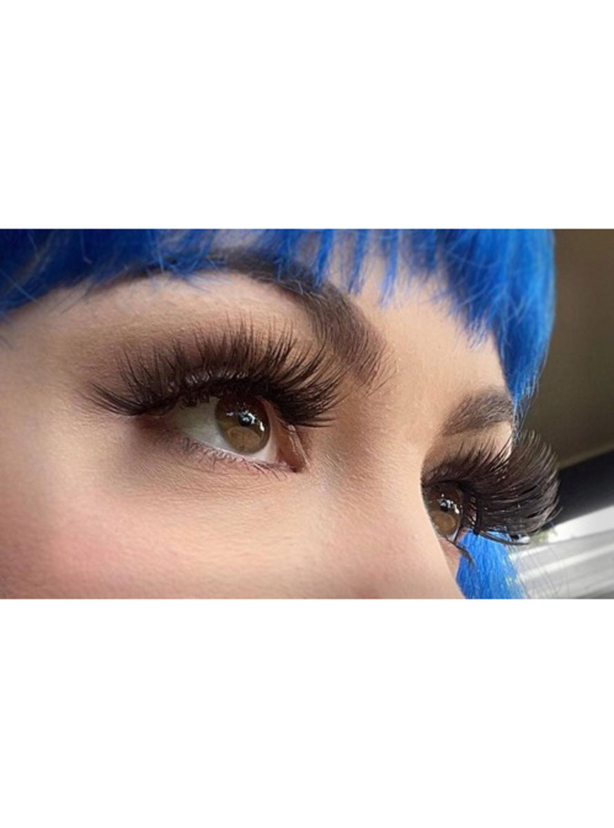 Shaggy Deep Brown Stick On Eyelashes