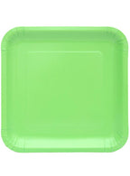 Image of Shamrock Green 20 Pack 23cm Square Paper Plates