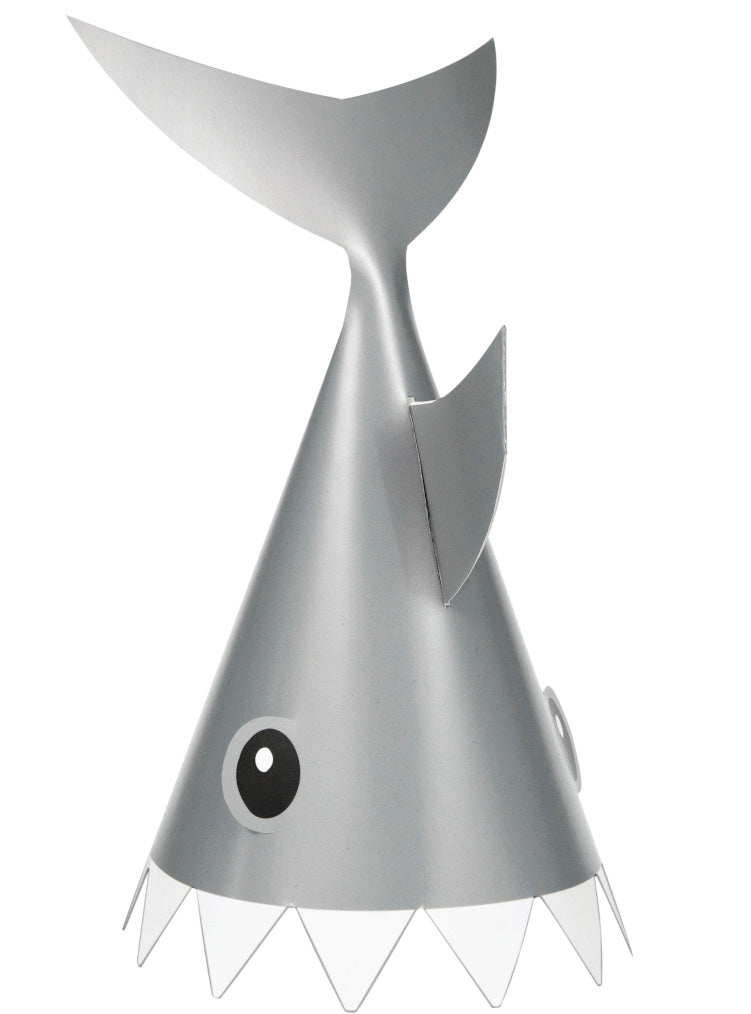 Shark Party 8 Pack Kids Party Hats – Main Image