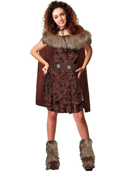 Shieldmaiden Lagertha Plus Size Womens Viking Costume - Main Image