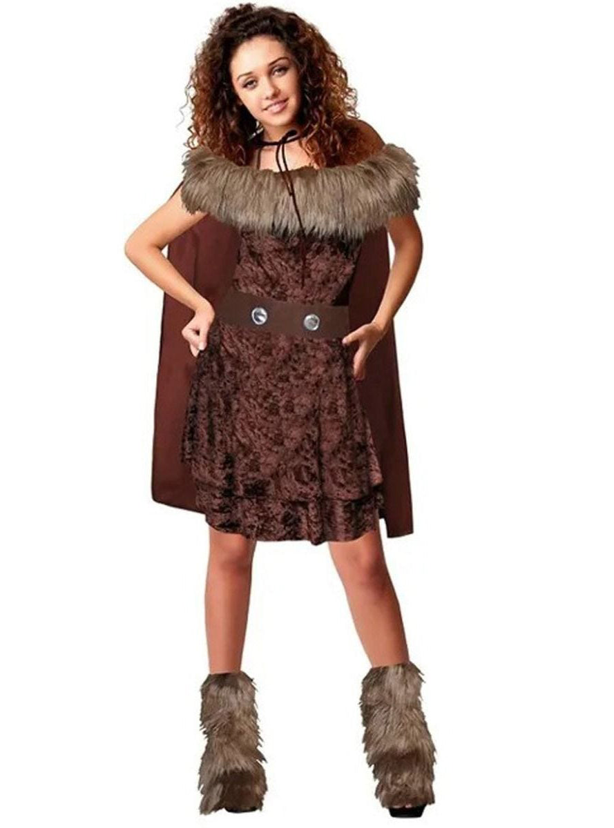 Shieldmaiden Lagertha Womens Viking Costume - Main Image