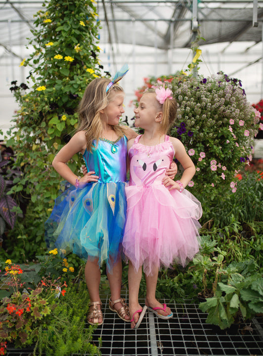 Shimmer Girls Peacock Tutu Costume - Lifestyle Image 7