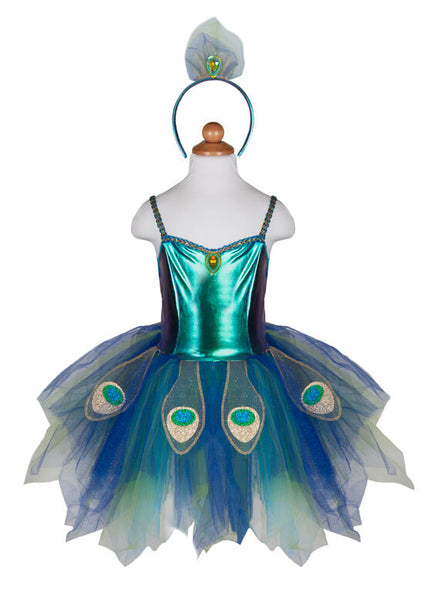 Shimmer Girls Peacock Tutu Costume - Main Image
