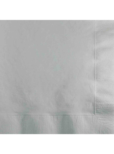 Shimmering Silver 50 Pack Lunch Napkins – Main Image