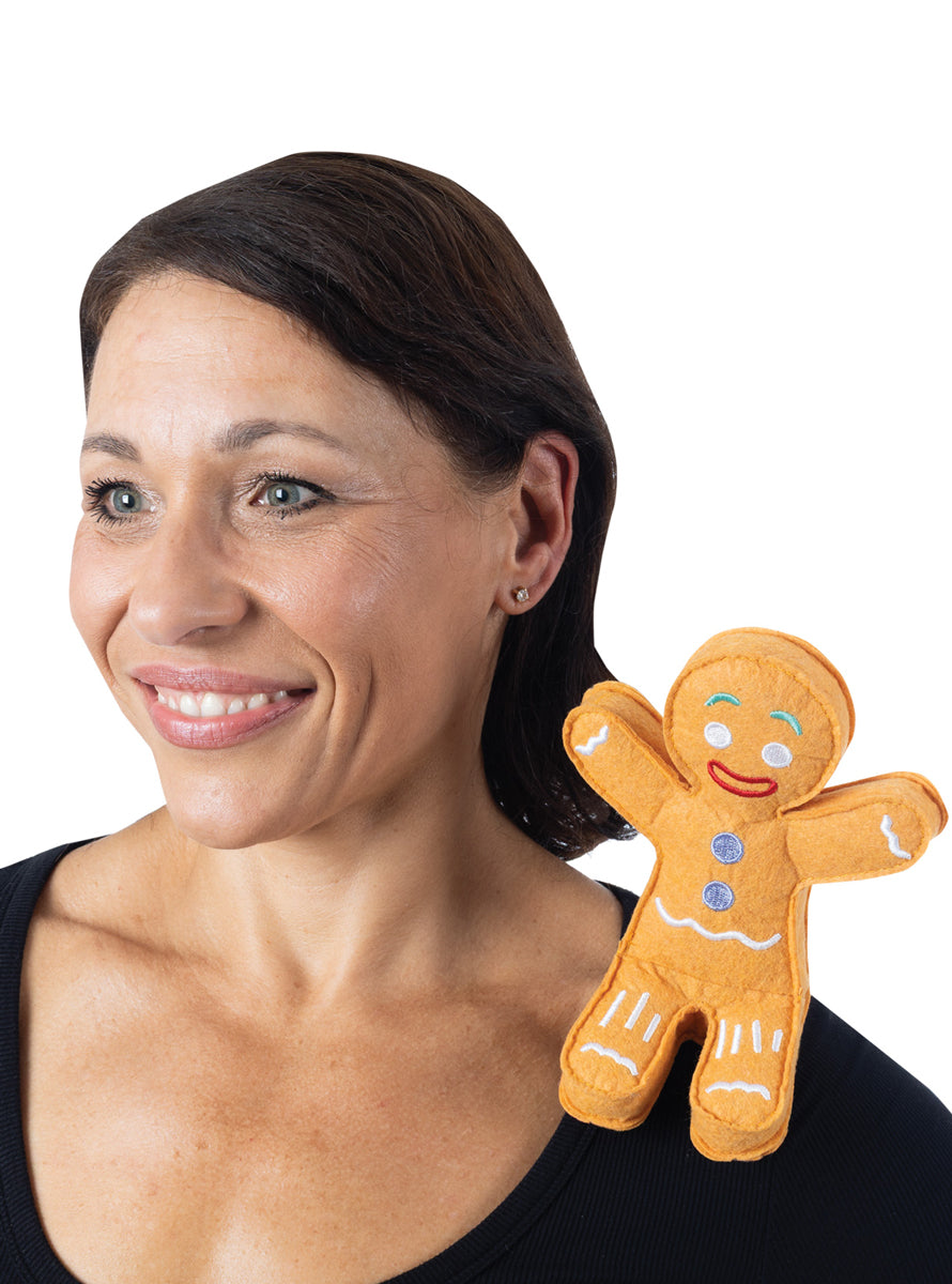 Shrek Novelty Gingy Shoulder Sitter Costume Accessory - Alternative Image 2