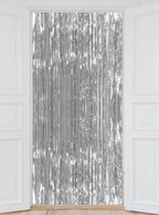 Image of Silver Foil Tassel 2m x 90cm Backdrop Decoration