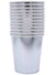 Image of Metallic Silver 12 Pack Paper Cups