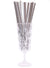 Image of Metallic Silver 20 Pack Paper Straws