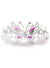 Image of Fluffy White Tinsel Feather Princess Costume Tiara