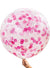 Image of Pink Confetti Filled Jumbo 90cm Latex Balloon