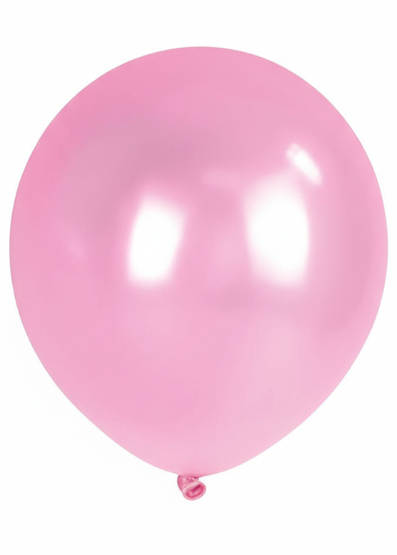 Metallic Pink Single Latex 30cm Balloon