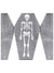 Image of Skeleton Coffin 16 Pack Halloween Lunch Napkins - Main Image