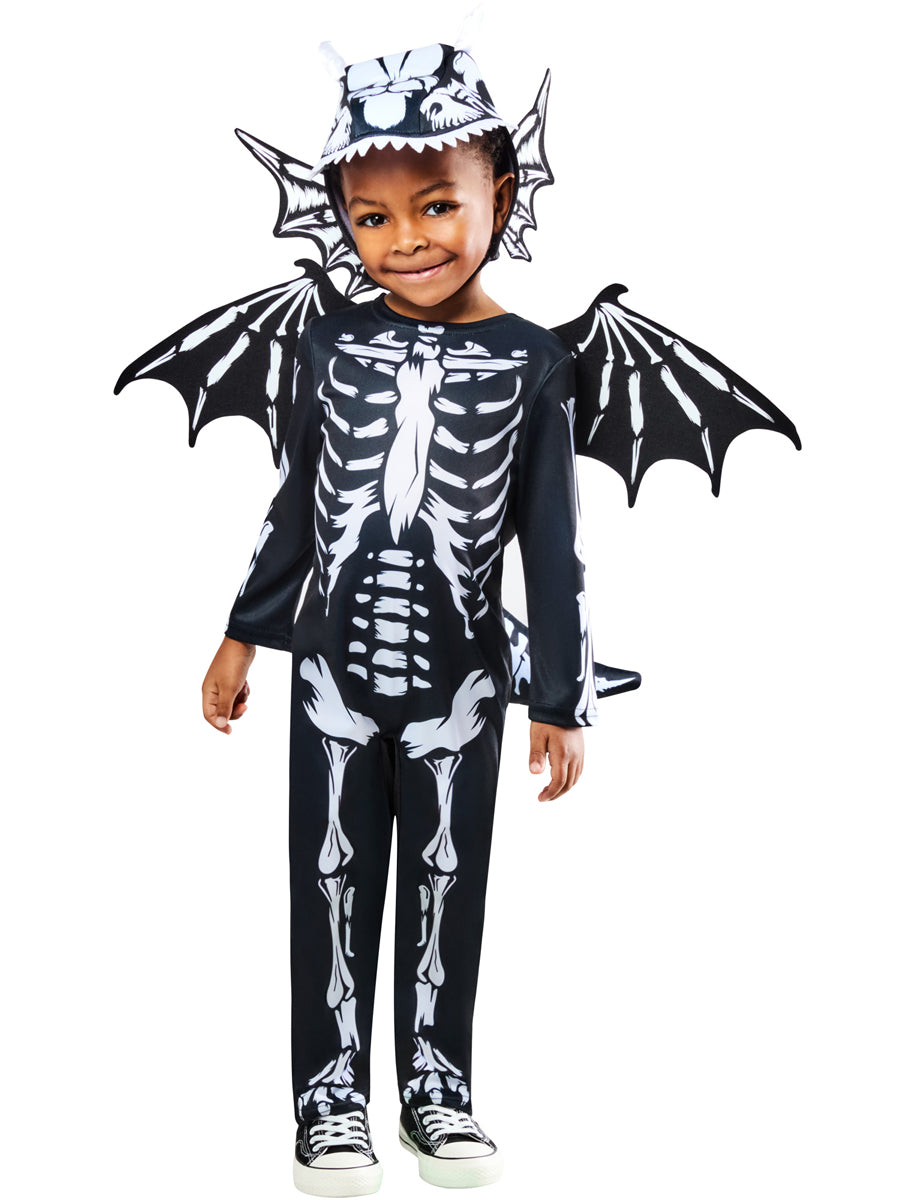 Halloween Boys Skeleton Dragon Costume - Main Image