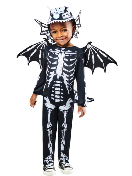 Halloween Boys Skeleton Dragon Costume - Main Image