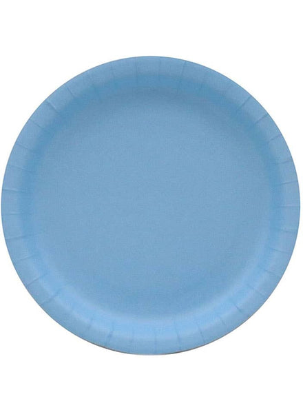 Image of Sky Blue 10 Pack 23cm Paper Plates