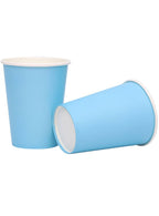 Image of Sky Blue 20 Pack Paper Cups