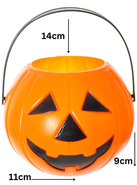 Image of Mini Pumpkin Jack O'Lantern Halloween Bucket