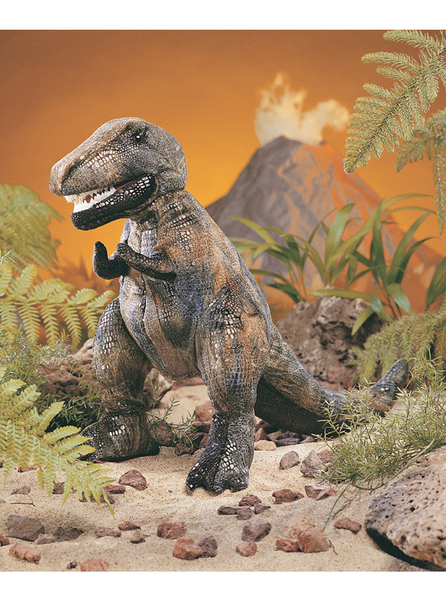 Small T Rex Dinosaur Puppet - Lifestyle Image