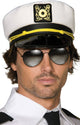 Adults White Sailor Captains Costume Hat
