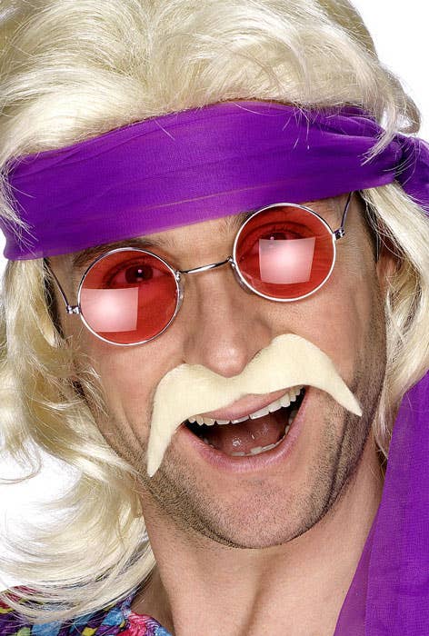 70s Mens Tash Blonde
