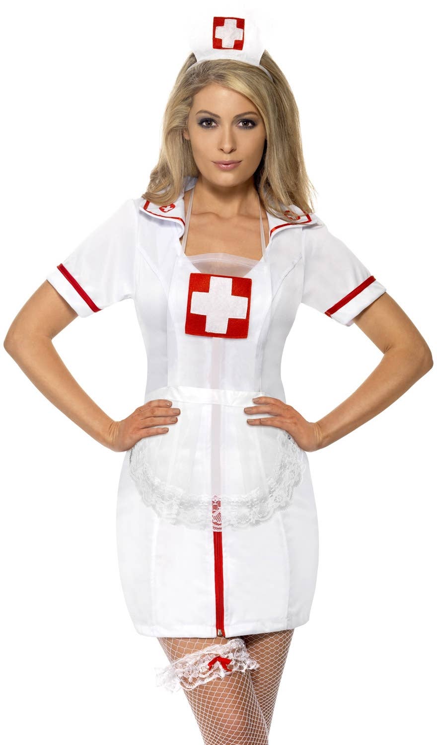 Naughty Nurse Costume Accessory Kit for Women