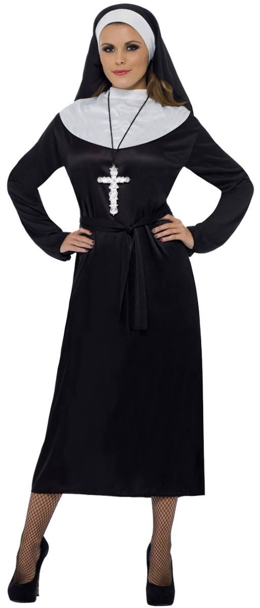 Saintly Religious Nun Women's Fancy Dress Costume front Image