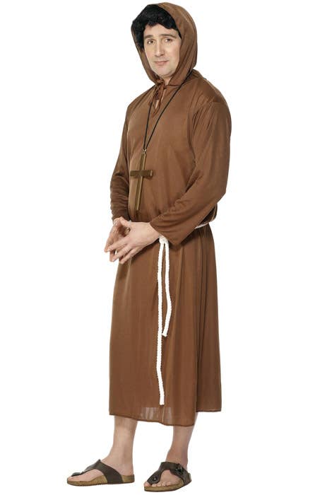 Religious Monk Costume | Mens Medieval Monk Fancy Dress Costume