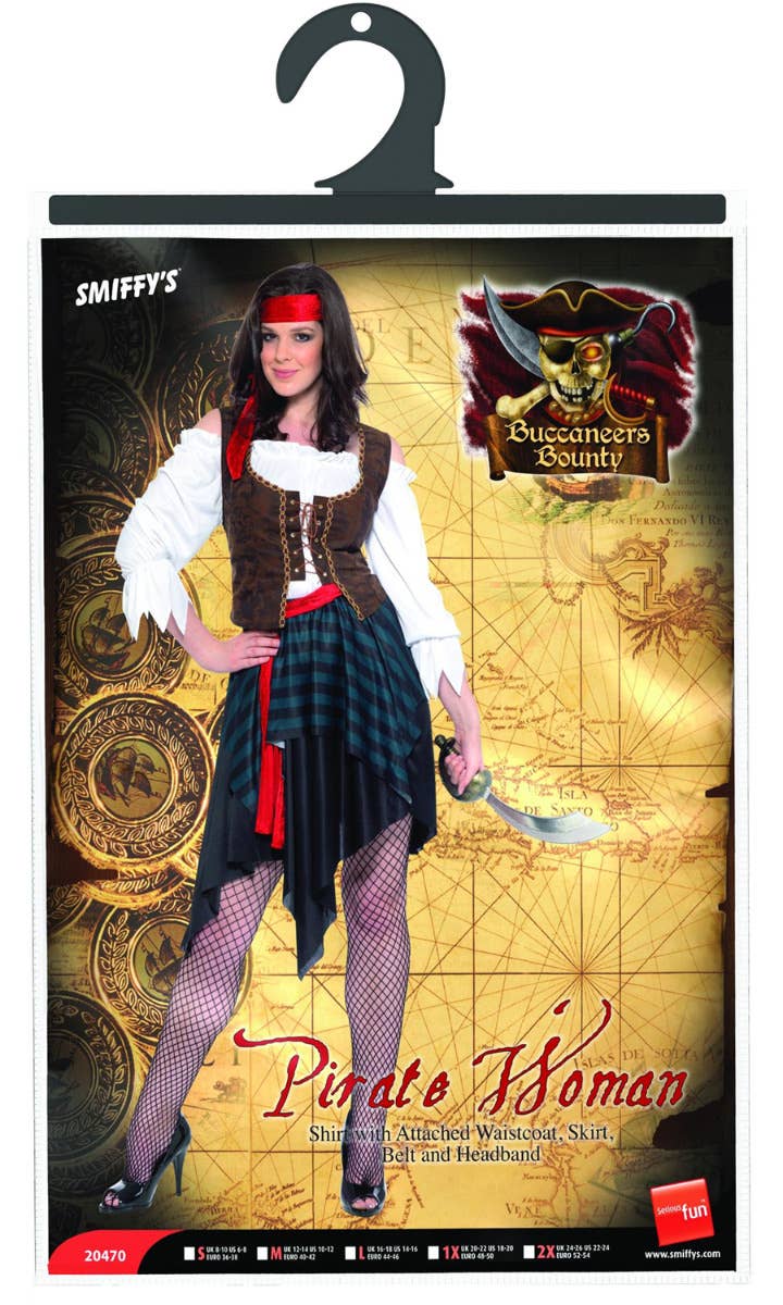 Buccaneer Pirate Costume for Women | Womens Pirate Dress Up Costume