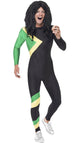 Cool Runnings Adult's Jamaican Bobsled Team Costume Front View