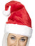 Deluxe Plush Red Velvet Christmas Santa Hat with White Faux Fur Trim