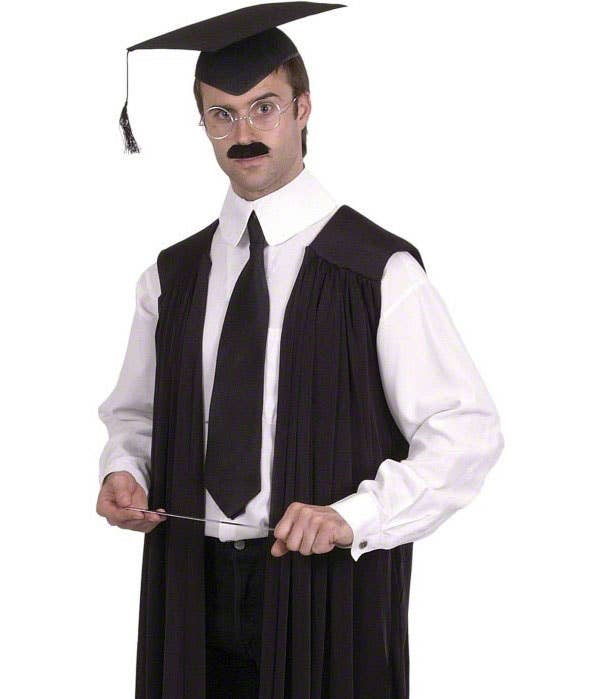 Long Black Graduation Dress Up Robe | Mens Teachers Gown Costume