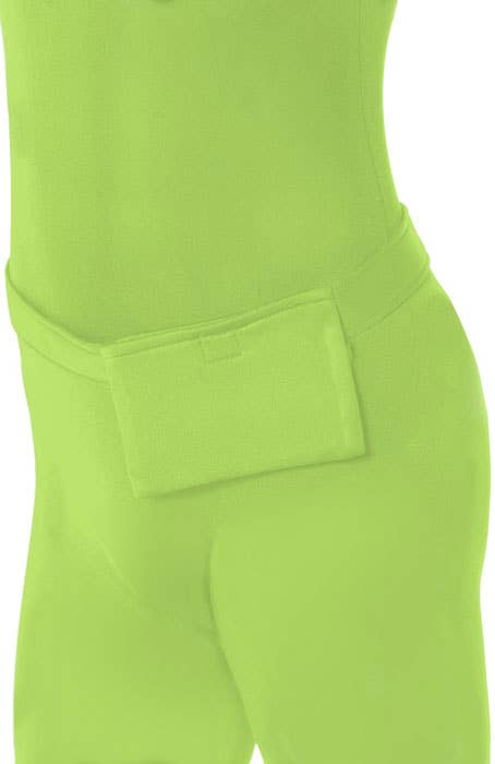 Men's Green Skin Suit Fancy Dress Costume Close Alternative