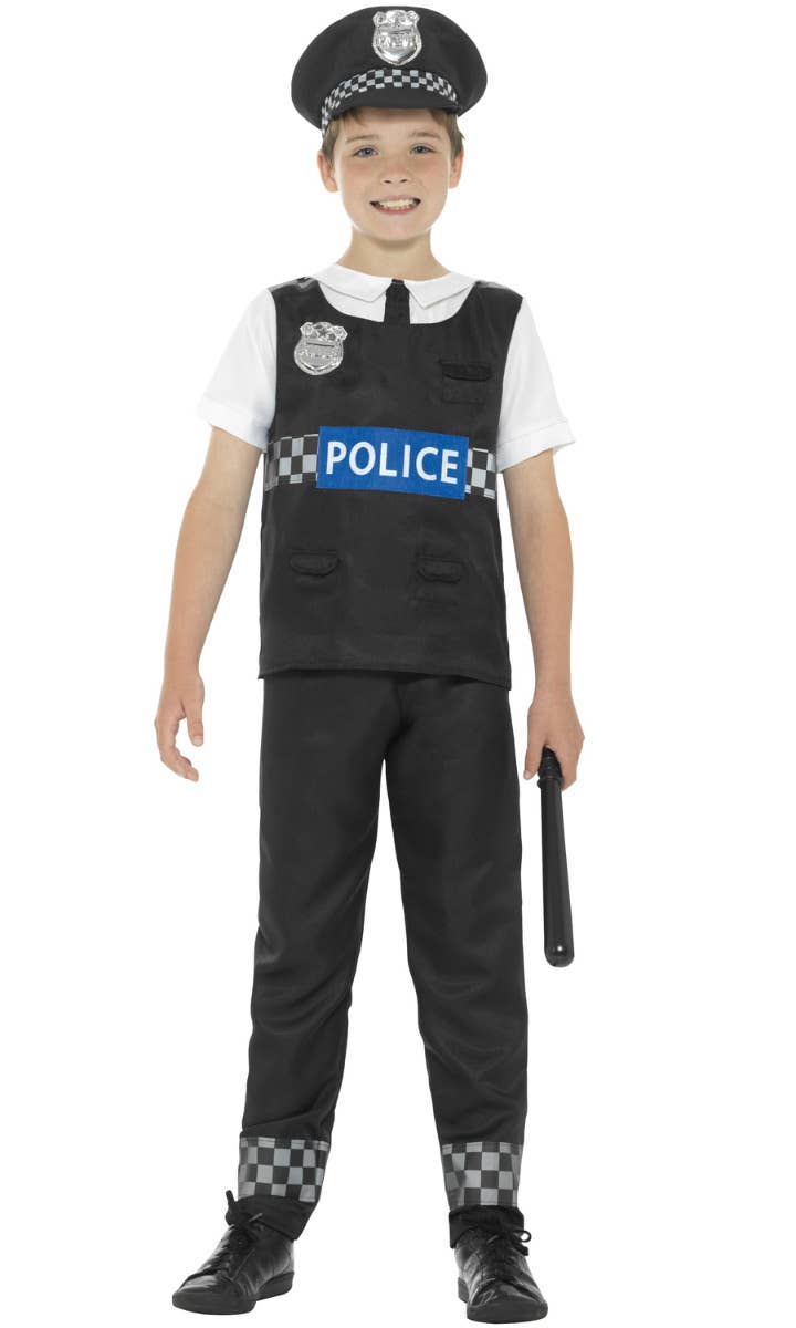 Cop Boys Police Officer Fancy Dress Costume Main Image