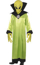 Mens Alien Green Space Fancy Dress Costume - Main Image