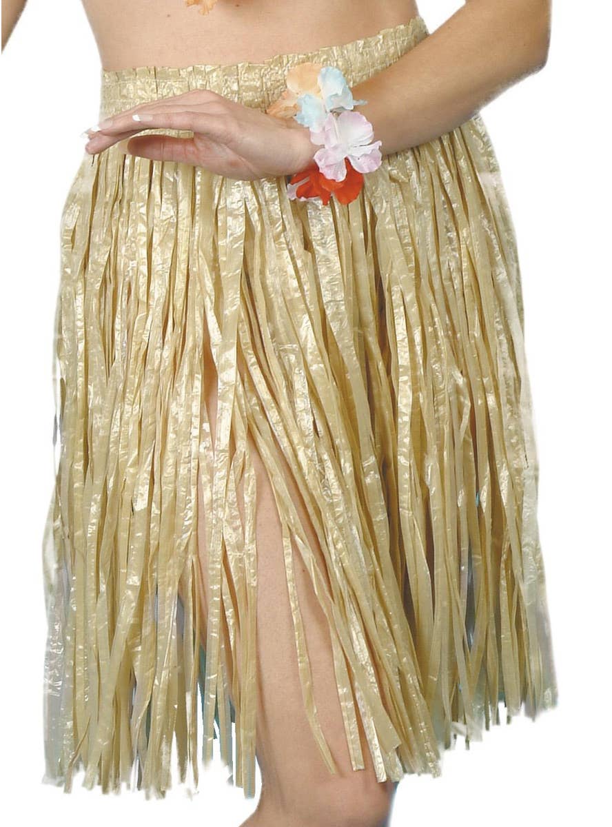 Short Natural Grass Skirt Costume Accessory