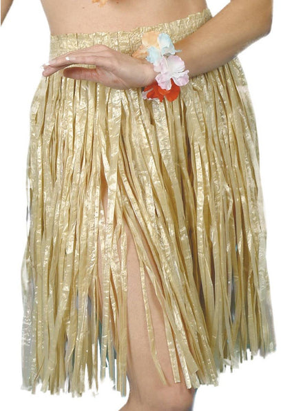 Short Natural Grass Skirt Costume Accessory