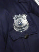 Silver Metal Special Police Badge Costume Accessory - Main Image