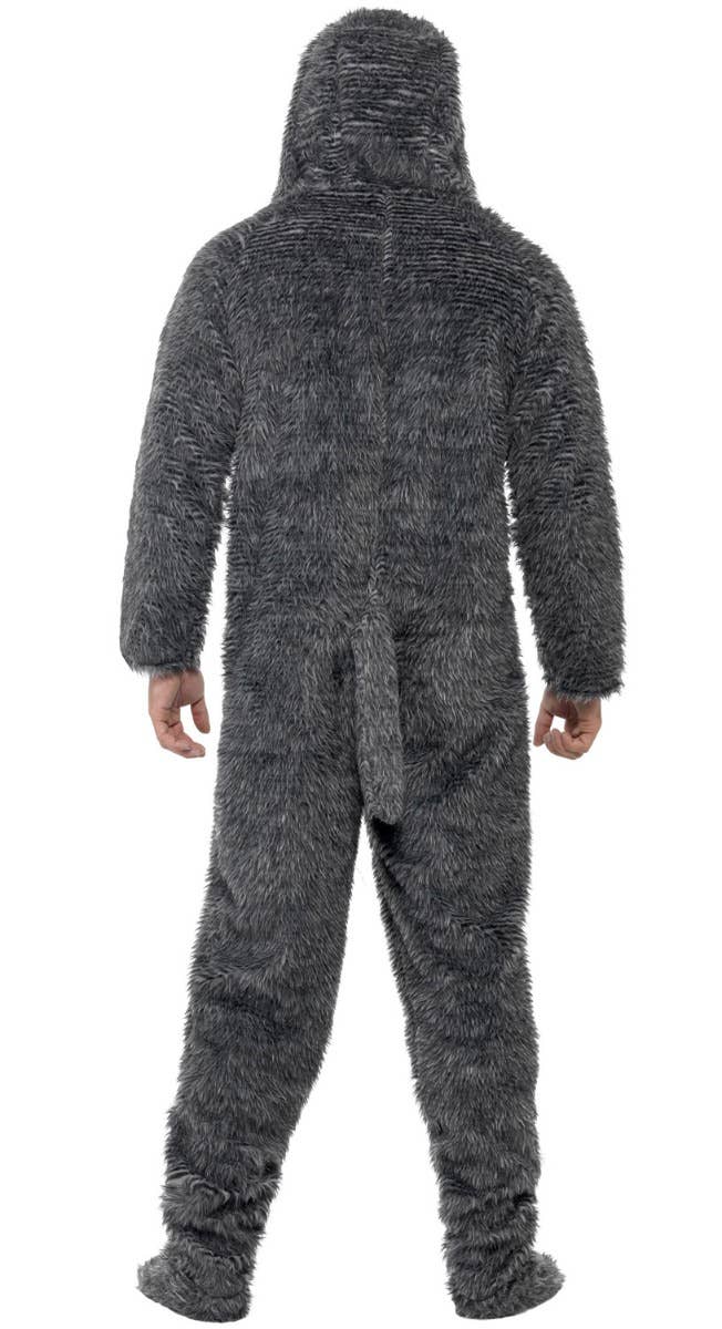 Fluffy Dog Men's Costume Onesie - Back