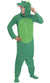 Green Snappy Crocodile Adult's Onesie Fancy Dress Costume Front Image