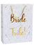 White and Gold Bride Tribe Hen's Night Party Bag