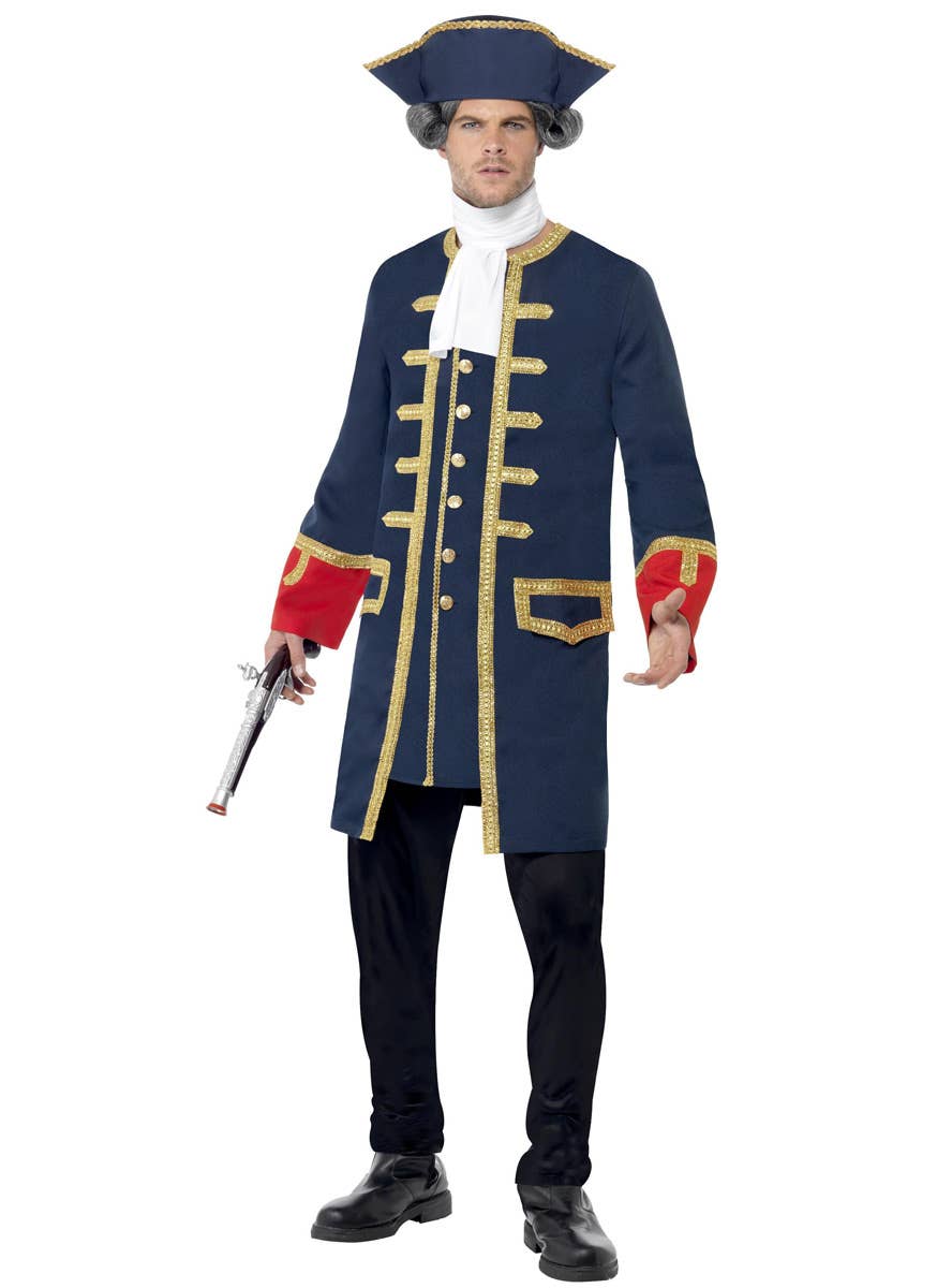 Men's Colonial Commander Costume Front Image