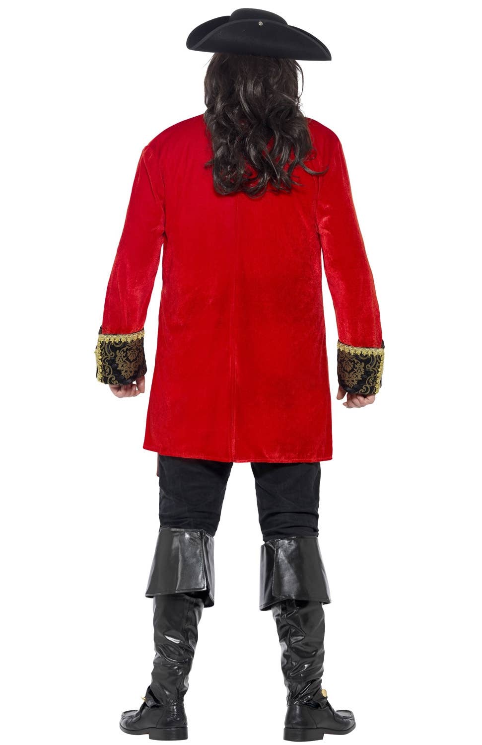 Men's Curves Pirate Captain Fancy Dress Costume Image 4