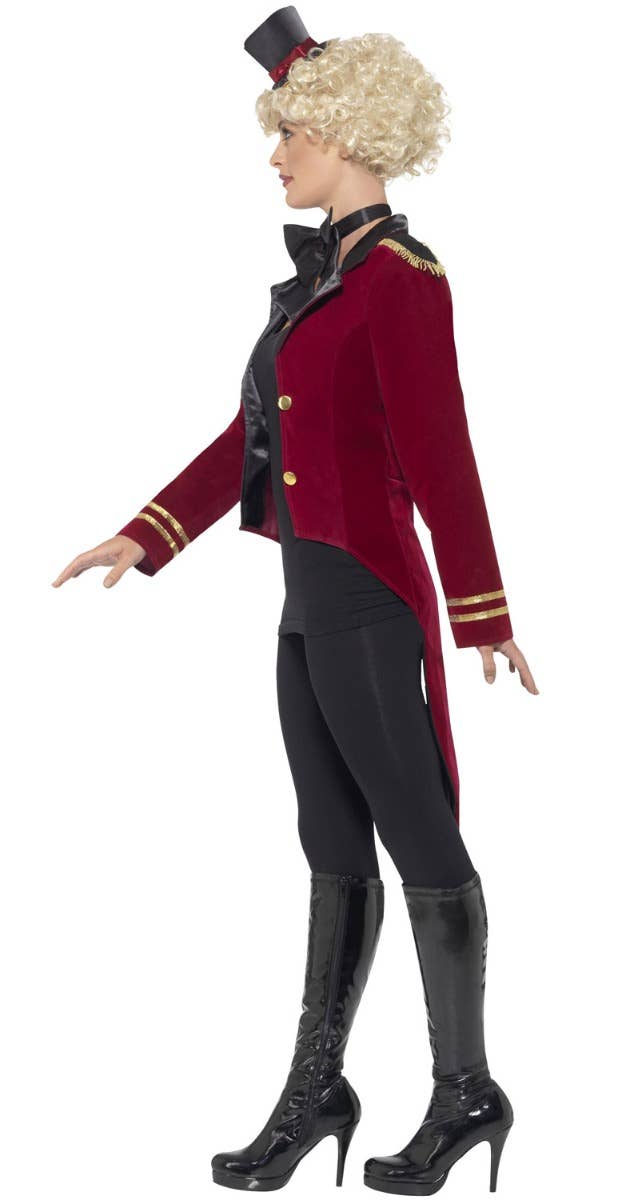 Women's Ringmaster Costume Jacket - Side