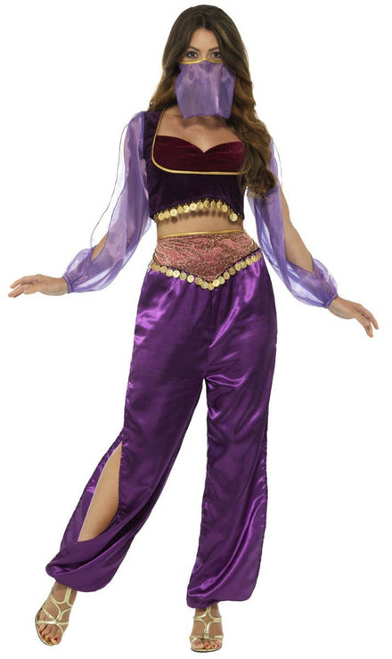 Purple Arabian Princess Sexy Costume