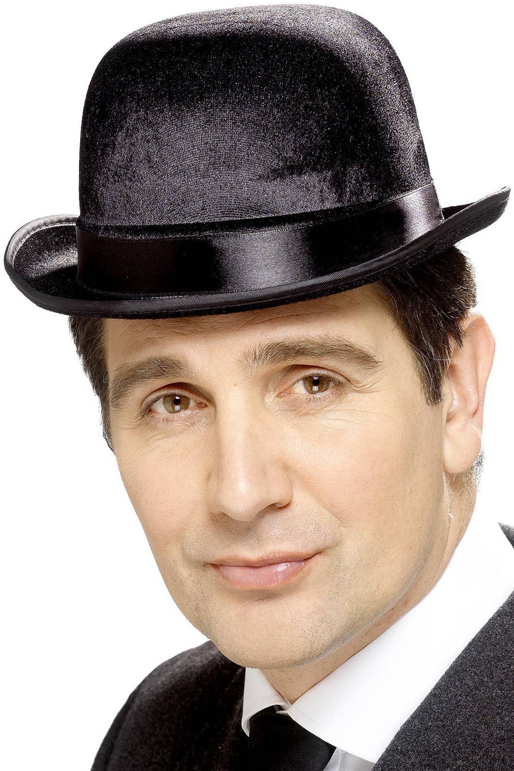 Tales Of Old England Derby Bowler Hat Adult Black Costume