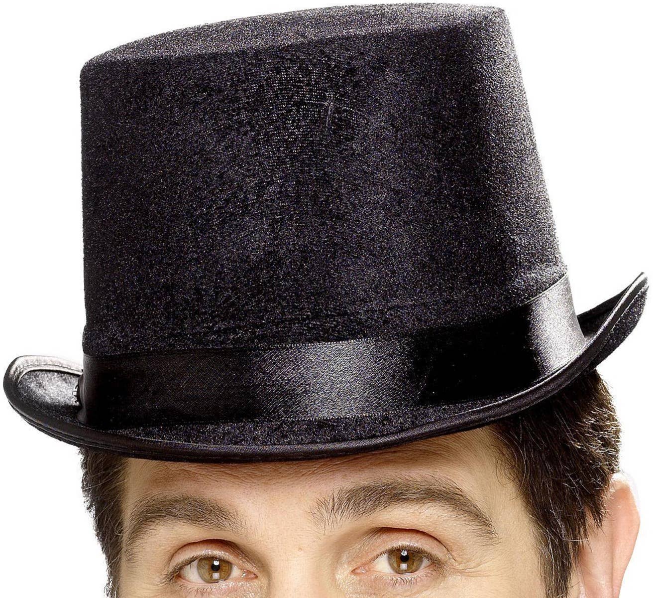 Black Top Hat Costume Accessory |Adults Black Top Hat