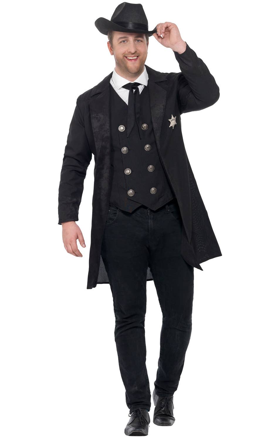Plus Size Men's Western Sheriff Costume Image 2
