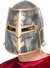 Medieval Crusader Silver Rustic Look Knight Helmet - Main Image