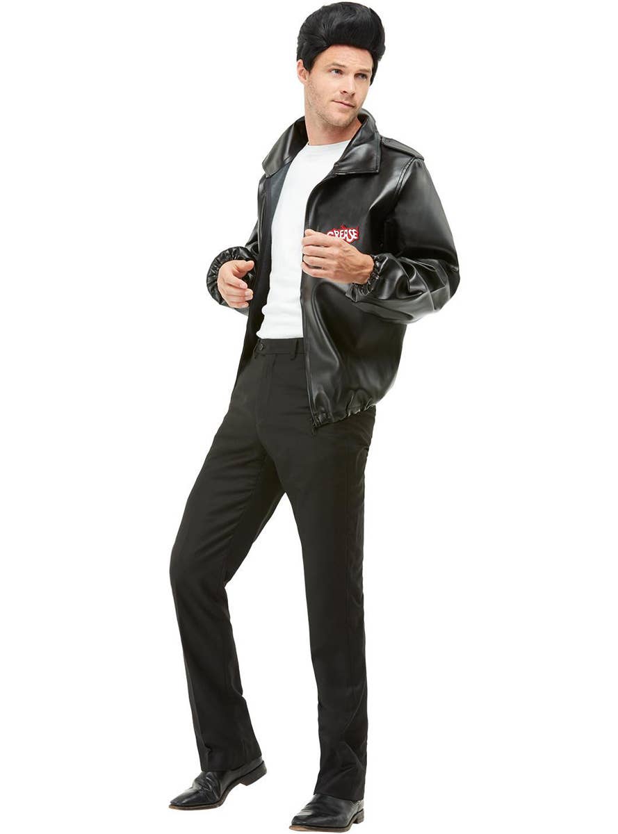 Men's T-Birds Grease Fancy Dress Costume Jacket - Alt  Image