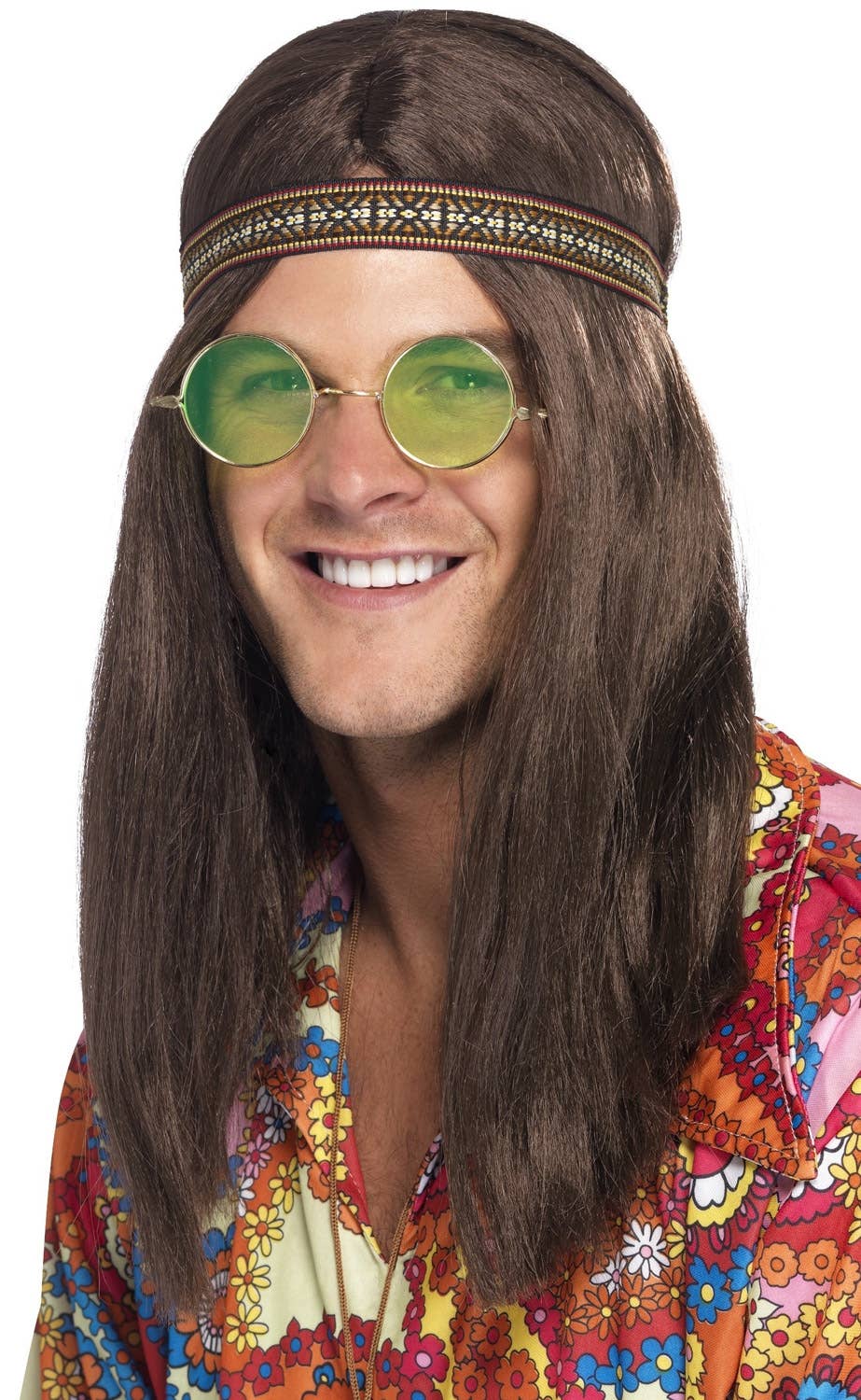 Groovy Hippie Costume Accessory Kit for Men